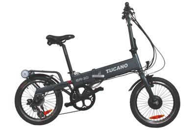 Tucano Ergo Elektrische Vouwfiets - Zwart