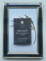 Home & Styling Fotolijst kunststof zwart/goud 15x20cm - thumbnail