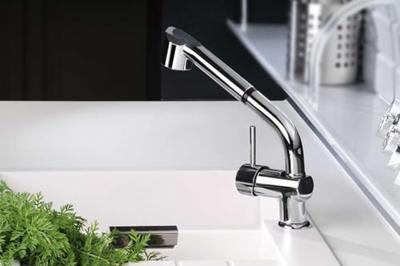 Keukenmengkraan Sapho Rhapsody 1-hendel 22.5 cm met Uittrekbare Spray Chroom Sapho Keukenmengkraan Sapho Rhapsody 1-hendel 22.5 cm met Uittrekbare Spray Chroom Sapho