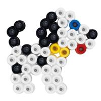 Hama strijkkralenset maxi - hond, 100st. - thumbnail