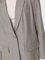 Only Onllinda Ls Boyfr Mel Blazer Tlr Noos Blazers Fungi - thumbnail