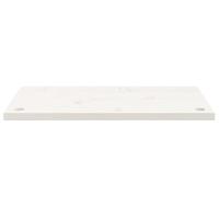 Bureaublad 80x40x2,5 cm massief grenenhout wit - thumbnail