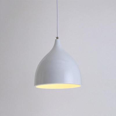 YWXLight restaurant kroonluchter eenvoudige moderne single-head eettafel lamp Fashion gangpad woonkamer Bar (wit)