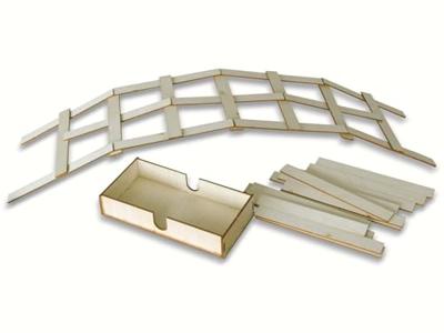 Sol Expert 85400 Brug Leonardo da Vinci Gebouw (bouwpakket) Hout