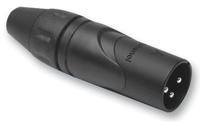 Amphenol AX3MB XLR Connector 5-polig XLR Kabeldeel Male AX Serie - Zwart - thumbnail