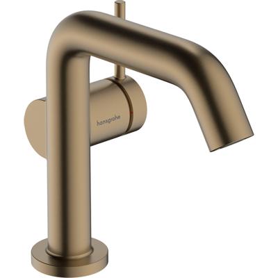 Hansgrohe Tecturis S ééngreeps wastafelkraan 110 Fine CoolStart zonder waste, Brushed Bronze