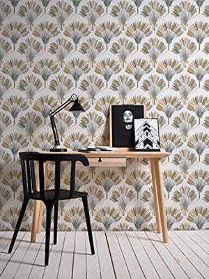 Architects Paper Jungle Chic geel behang | 377084