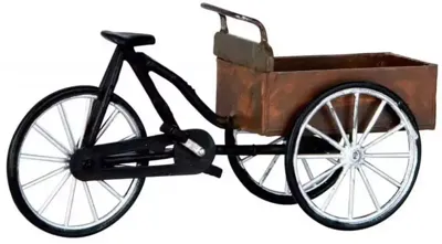 Lemax carry bike kerstdorp accessoire Caddington Village 2016