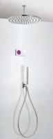 Tres electronische inbouw doucheset met regendouche chroom 09286567 - thumbnail