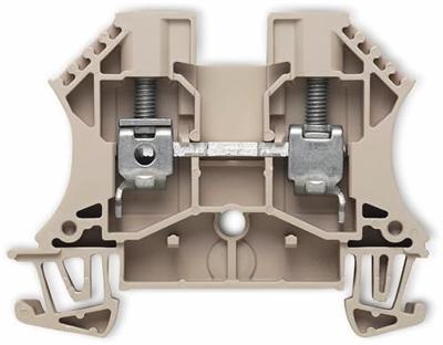 Weidmüller 1020200000-100 Doorgangsserieklem Schroeven Donkerbeige 100 stuk(s)