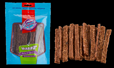 Braaaf Salmon Fish Strips 12 Cm