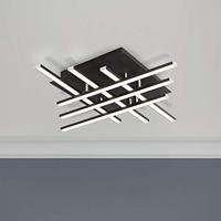 Searchlight Led plafondlampMatrix 6-lichts zwart - 696-6BK - thumbnail