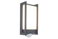 Lutec Antraciete wandlampQubo met sensor - 5193002118 - thumbnail