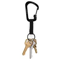 NITE Ize NI-CSLW3-01-R6 Keyring Gr.3 Sleutelkarabijn Zwart 1 stuk(s) - thumbnail