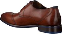 Floris van Bommel leren veterschoenen cognac - thumbnail