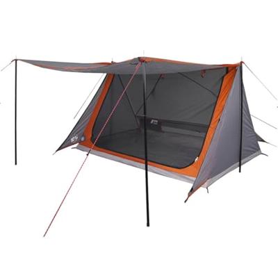 VidaXL Tent 2-persoons waterdicht grijs en oranje