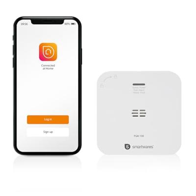Smartwares FGA-13800 Koolmonoxidemelder Met app-besturing werkt op batterijen Detectie van Koolmonoxide - thumbnail