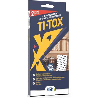 Riem Ti-Tox anti-voedselmot, doos met 2 stuks Riem Ti-Tox anti-voedselmot, doos met 2 stuks