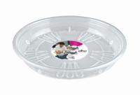 Elho uni-schotel rond 33 cm transparant - thumbnail