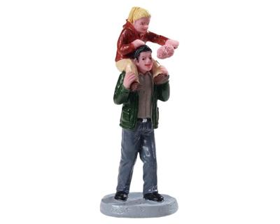 Kerstfiguur Sharing cotton candy LEMAX - Lemax