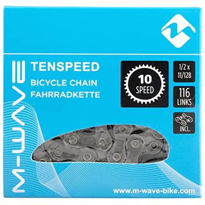 M-Wave ketting 10-speed, 1/2x11/128 116l grijs (hangverpakking)