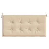 Tuinbankkussen 120x50x3 cm oxford stof beige - thumbnail