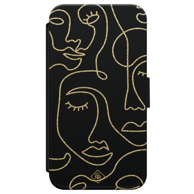 iPhone X/XS flipcase - Abstract faces