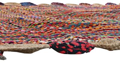 Tapijt DKD Home Decor Katoen Multicolour Jute (200 x 290 x 1 cm)