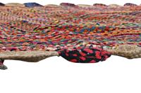 Tapijt DKD Home Decor Katoen Multicolour Jute (200 x 290 x 1 cm) - thumbnail