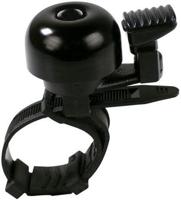 Simson fietsbel mini 32mm, flex-band bevestiging zwart - thumbnail