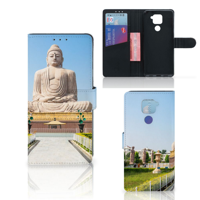 Xiaomi Redmi Note9 Flip Cover Boeddha - thumbnail