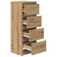 Dressoir 37,5x35x99 cm spaanplaat ambachtelijk eikenkleurig - thumbnail