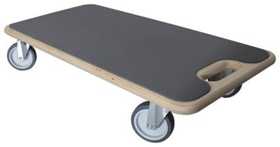 dörner + helmer 290714 Stabil Duo-Soft Transportroller Laadvermogen (max.): 200 kg 590 mm x 290 mm x 120 mm