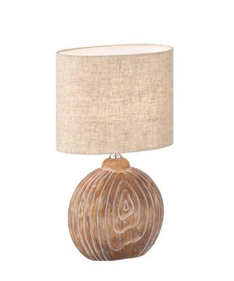 Fischer & Honsel SchemerlampjeTobse van keramiek en stof - 50606