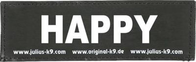 Julius-K9 label - Happy Julius-K9 label - Happy