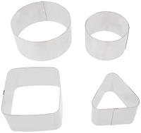 Platingmal Tescoma Grandchef Grijs Metaal Roestvrij staal (4 Stuks) - thumbnail