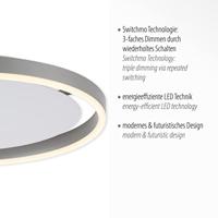 Just Light 15391-95 RITUS LED-plafondlamp LED 23.5 W Aluminium - thumbnail