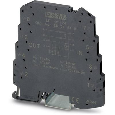 Phoenix Contact 2804649 LIT 4X1-24 Overspanningsveilige afleider Set van 10 stuks Overspanningsbeveiliging voor: Verdeelkast 5 kA 10 stuk(s) Phoenix Contact 2804649 LIT 4X1-24 Overspanningsveilige afleider Set van 10 stuks Overspanningsbeveiliging voor: Verdeelkast 5 kA 10 stuk(s)