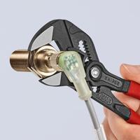 Knipex Sleuteltang | 180 mm Lengte | Tang en Schroefsleutel in Eén | Kunststof Bekleed | Grijs - 86 01 180 SB - thumbnail