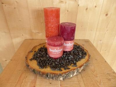 Kaarsen set Bolsius 3 stuk rode en donker rode tinten met zwarte steentjes Warentuin Mix - Warentuin mix Kaarsen set Bolsius 3 stuk rode en donker rode tinten met zwarte steentjes Warentuin Mix - Warentuin mix