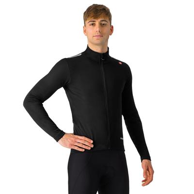 Castelli Espresso air jacket lange mouw light black heren L Castelli Espresso air jacket lange mouw light black heren L