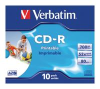 Verbatim 43325 CD-R 80 disc 700 MB 10 stuk(s) Jewelcase - thumbnail