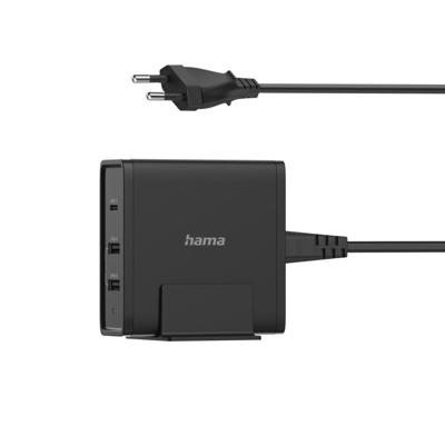 Hama Universeel USB-C-oplaadstation 3 Poorten Power Delivery (PD) 5-20V/65W Hama Universeel USB-C-oplaadstation 3 Poorten Power Delivery (PD) 5-20V/65W