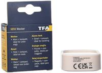 TFA Dostmann 60.1035.16 Wekker Kwarts Pastelroze Alarmtijden 1 - thumbnail