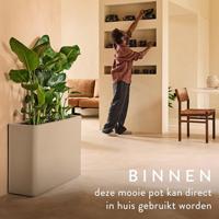 Elho June Brick Divider 80 - Beige - L 79 x B 29 x H 59 cm - Binnen en Buiten - 100% gerecycled - thumbnail
