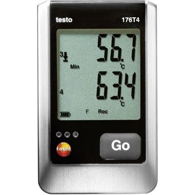 testo 176 T4 Temperatuur datalogger Te meten grootheid: Temperatuur -200 tot 1000 °C testo 176 T4 Temperatuur datalogger Te meten grootheid: Temperatuur -200 tot 1000 °C