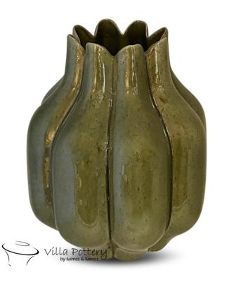 Flowerpower Vaas 23x30cm groen