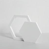 Hexagon + holle zeshoek massief hout geometrische veelhoek camera rekwisieten creatieve fotografie ornamenten - thumbnail