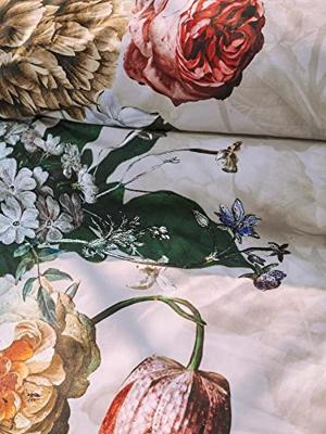 Essenza Fleur Grey Dekbedovertrek