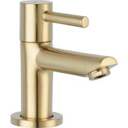 Saqu Shine fonteinkraan geborsteld messing (goud-look)